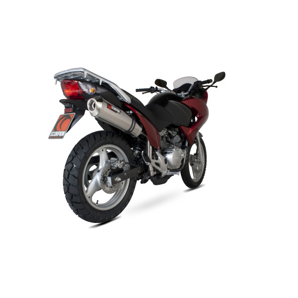 Scorpion Exhaust Honda XL125 Varadero 2007 - 2017 Factory Oval Slip-on Polished Stainless Steel Sleeve